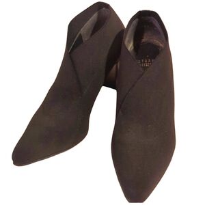 Stuart Weitzman Elastique Spain Black Ankle Bootie Size 6.5